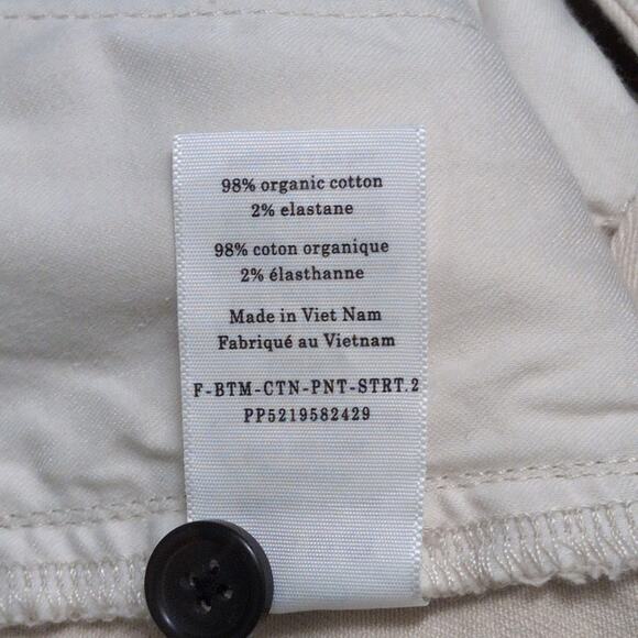 NWT Everlane Stone (Beige) Straight Leg 2-Button Chinos Pants Size 12 - Picture 11 of 12